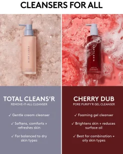 Cherry Dub Pore Purify'r Gel Cleanser with Niacinamide + Aloe Juice