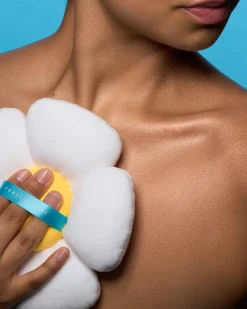 Fairy Bomb Smurfette Daisy Flower Shimmer Puff