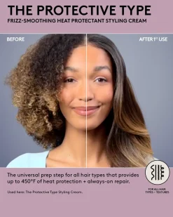 The Protective Type Frizz-Smoothing Heat Protectant Styling Cream
